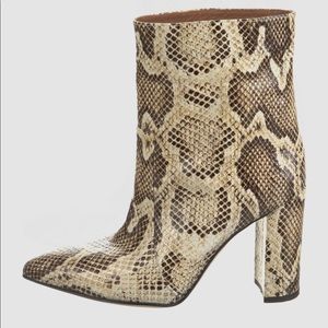 Paris Texas Short Boots in Snake. Size 37.